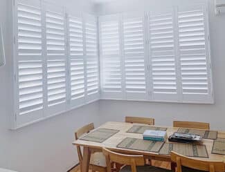 A White Plantation Shutters