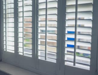 A White Wooden Shutters